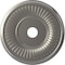 Ekena Millwork Berkshire Thermoformed PVC Ceiling Medallion Fits Canopies up to 10 1/8-in., Aged Dark Steel CMP22BECST - alternate 1